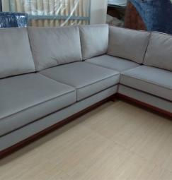 Угловой диван на заказ 2900х2300х900 мм. на деревянном основании.