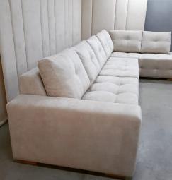 Угловой диван на заказ 4300х2100х920 мм. с механизмом трансформации 