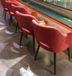 Мягкие современные стулья для кафе