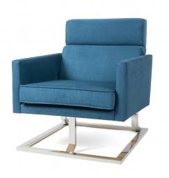 Кресло в современном стиле синее